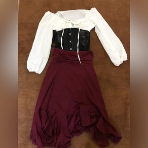 Pirate costume like new size S